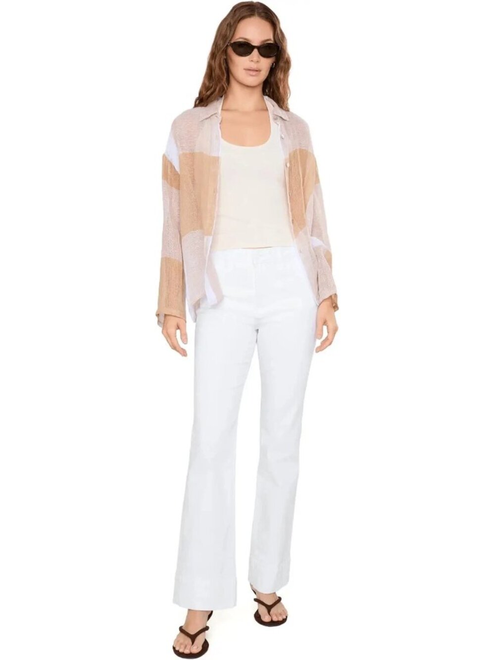 Kut From Kloth Womens Jean Size 8 White Stella High Rise Fab Ab Flare New